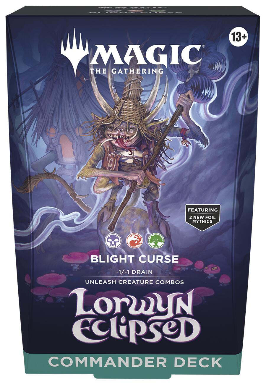 Lorwyn Eclipsed Commander Deck - Blight Curse | Shuffle n Cut Hobbies & Games