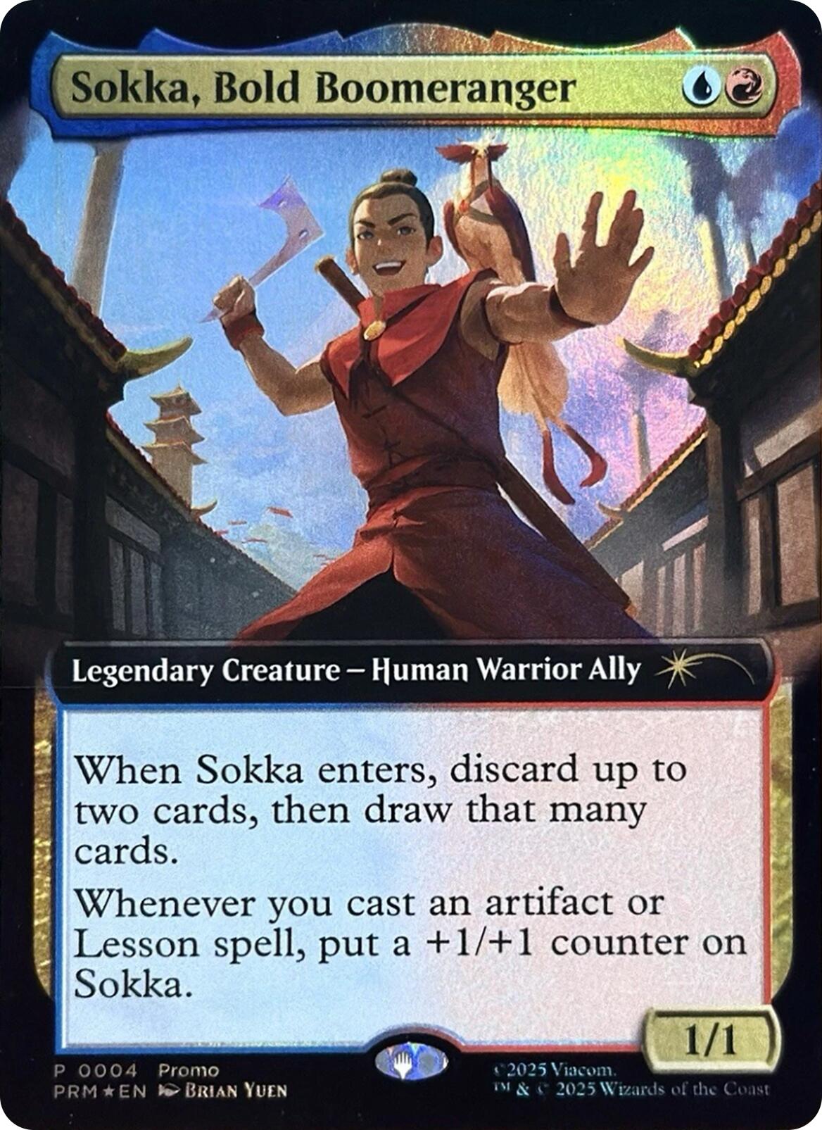 Sokka, Bold Boomeranger (Extended Art) [Media Promos] | Shuffle n Cut Hobbies & Games