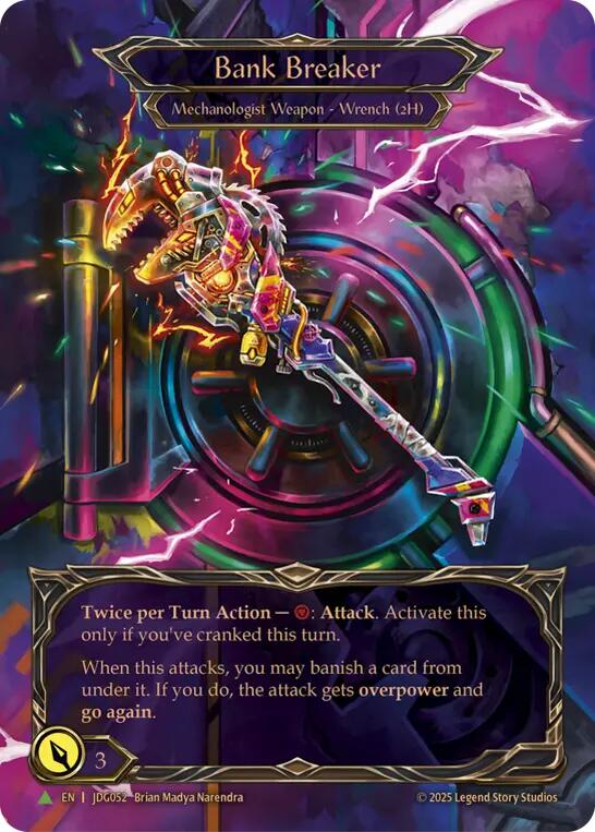 Construct Bank Breaker [JDG052] (Promo)  Cold Foil | Shuffle n Cut Hobbies & Games