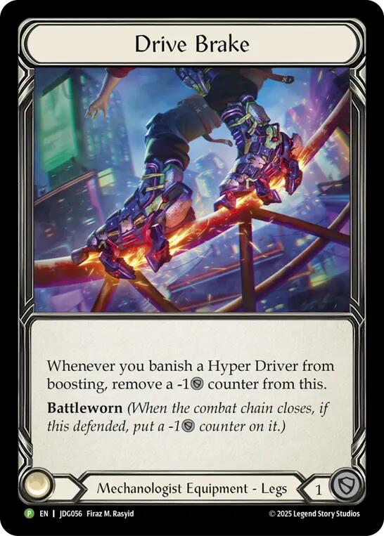 Drive Brake [JDG056] (Promo)  Cold Foil | Shuffle n Cut Hobbies & Games