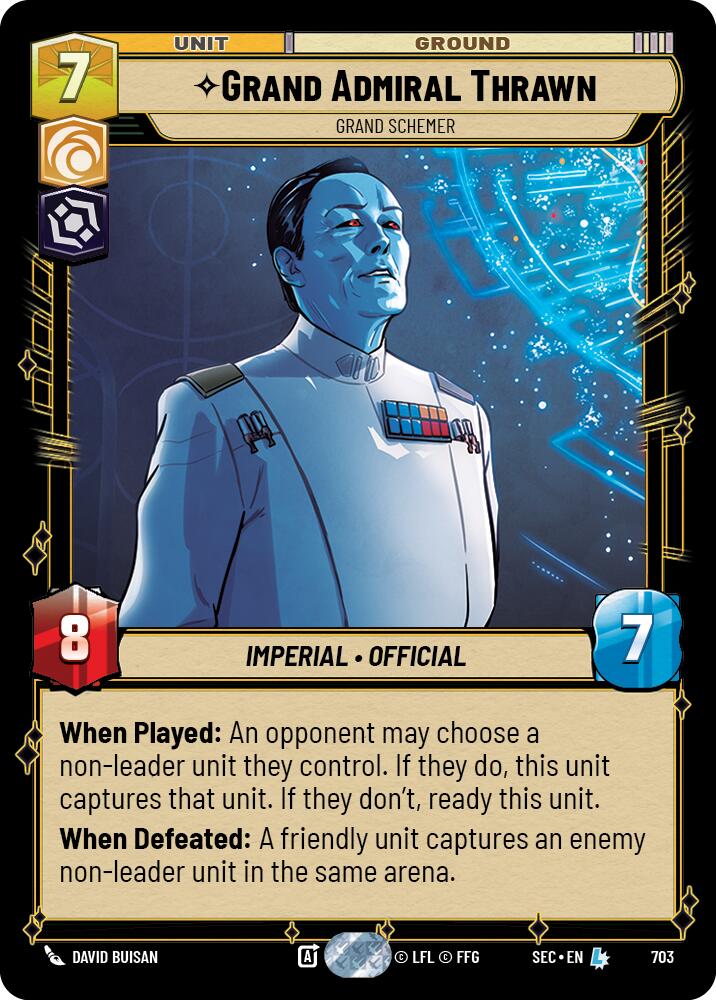 Grand Admiral Thrawn (193/264) - Grand Schemer (193/264) [Secrets of Power] | Shuffle n Cut Hobbies & Games