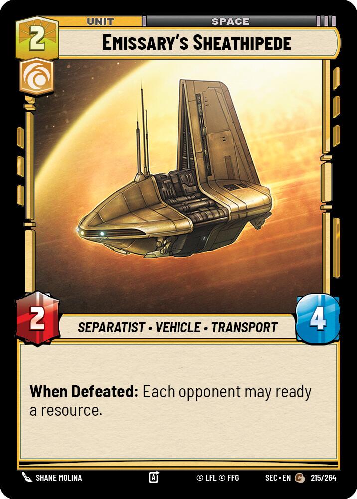 Emissary's Sheathipede (215/264) (215/264) [Secrets of Power] | Shuffle n Cut Hobbies & Games