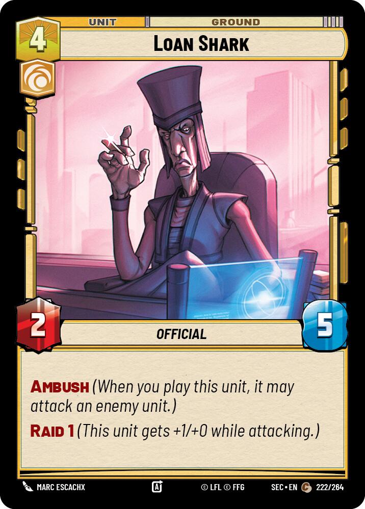 Loan Shark (222/264) (222/264) [Secrets of Power] | Shuffle n Cut Hobbies & Games