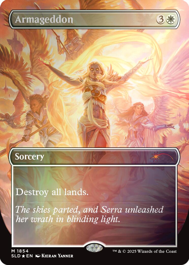 Armageddon (Rainbow Foil) [Secret Lair Drop Series] | Shuffle n Cut Hobbies & Games