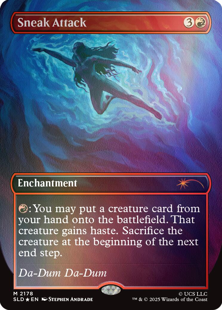 Sneak Attack (Rainbow Foil) [Secret Lair Drop Series] | Shuffle n Cut Hobbies & Games