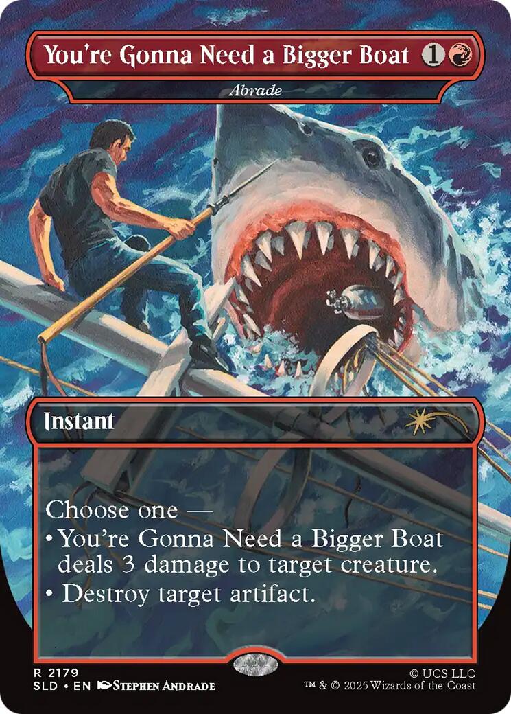 You're Gonna Need a Bigger Boat - Abrade [Secret Lair Drop Series] | Shuffle n Cut Hobbies & Games