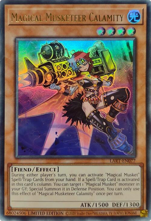 Magical Musketeer Calamity [LART-EN077] Ultra Rare | Shuffle n Cut Hobbies & Games
