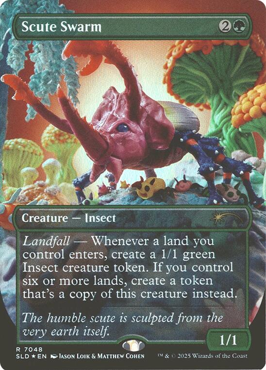 Scute Swarm (Rainbow Foil) [Secret Lair Drop Series] | Shuffle n Cut Hobbies & Games