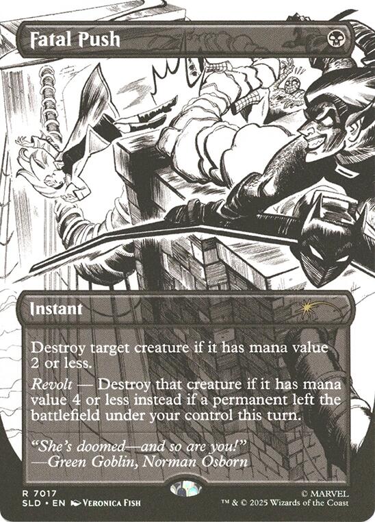 Fatal Push (7017) [Secret Lair Drop Series] | Shuffle n Cut Hobbies & Games