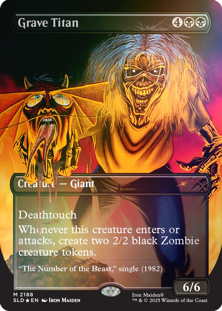 Grave Titan (2188) (Rainbow Foil) [Secret Lair Drop Series] | Shuffle n Cut Hobbies & Games