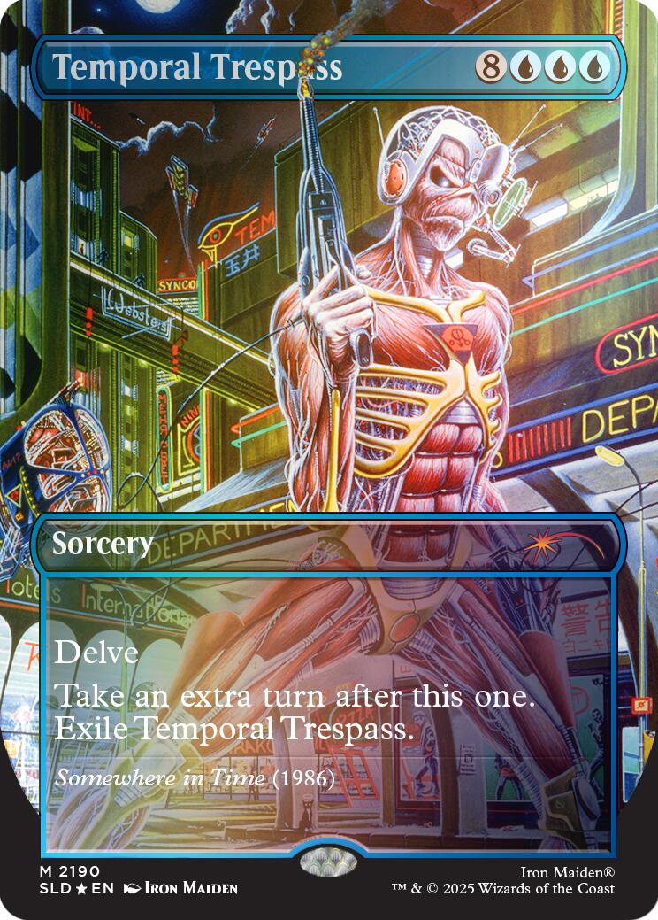 Temporal Trespass (Rainbow Foil) [Secret Lair Drop Series] | Shuffle n Cut Hobbies & Games