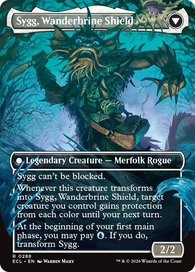Sygg, Wanderwine Wisdom (Borderless) [Lorwyn Eclipsed] | Shuffle n Cut Hobbies & Games