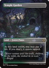 Temple Garden (Borderless) [Lorwyn Eclipsed] | Shuffle n Cut Hobbies & Games