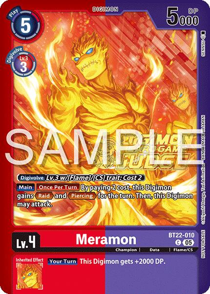 Meramon [BT22-010] (Judge Pack 2025 Wave 2) [Cyber Eden] | Shuffle n Cut Hobbies & Games