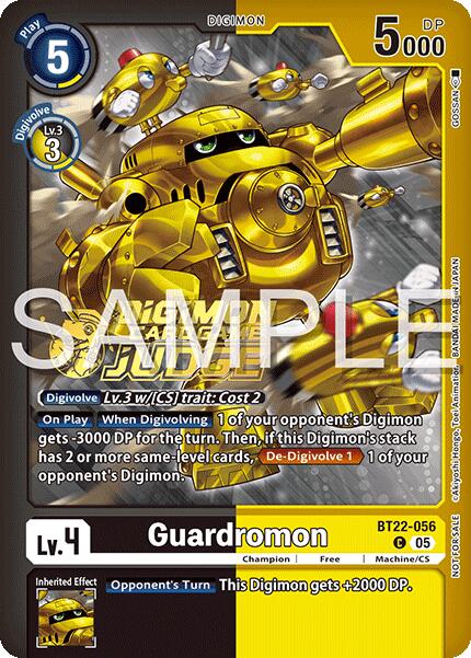 Guardromon [BT22-056] (Judge Pack 2025 Wave 2) [Cyber Eden] | Shuffle n Cut Hobbies & Games