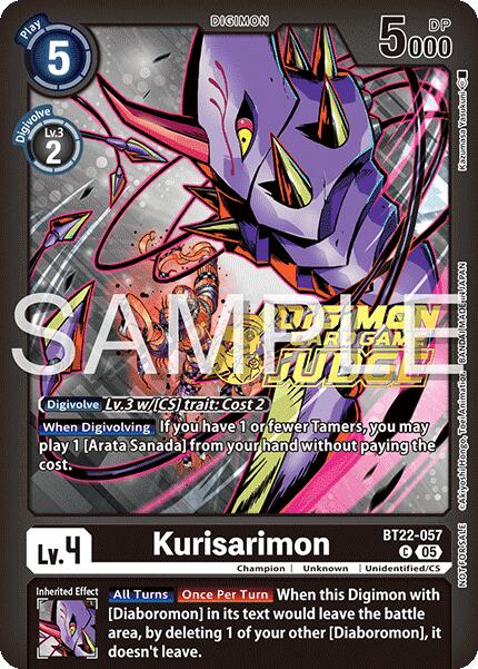 Kurisarimon [BT22-057] (Judge Pack 2025 Wave 2) [Cyber Eden] | Shuffle n Cut Hobbies & Games