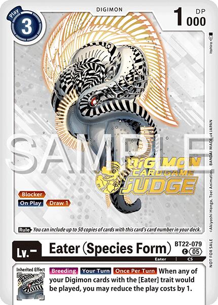 Eater [BT22-079] (Species Form) (Judge Pack 2025 Wave 2) [Cyber Eden] | Shuffle n Cut Hobbies & Games