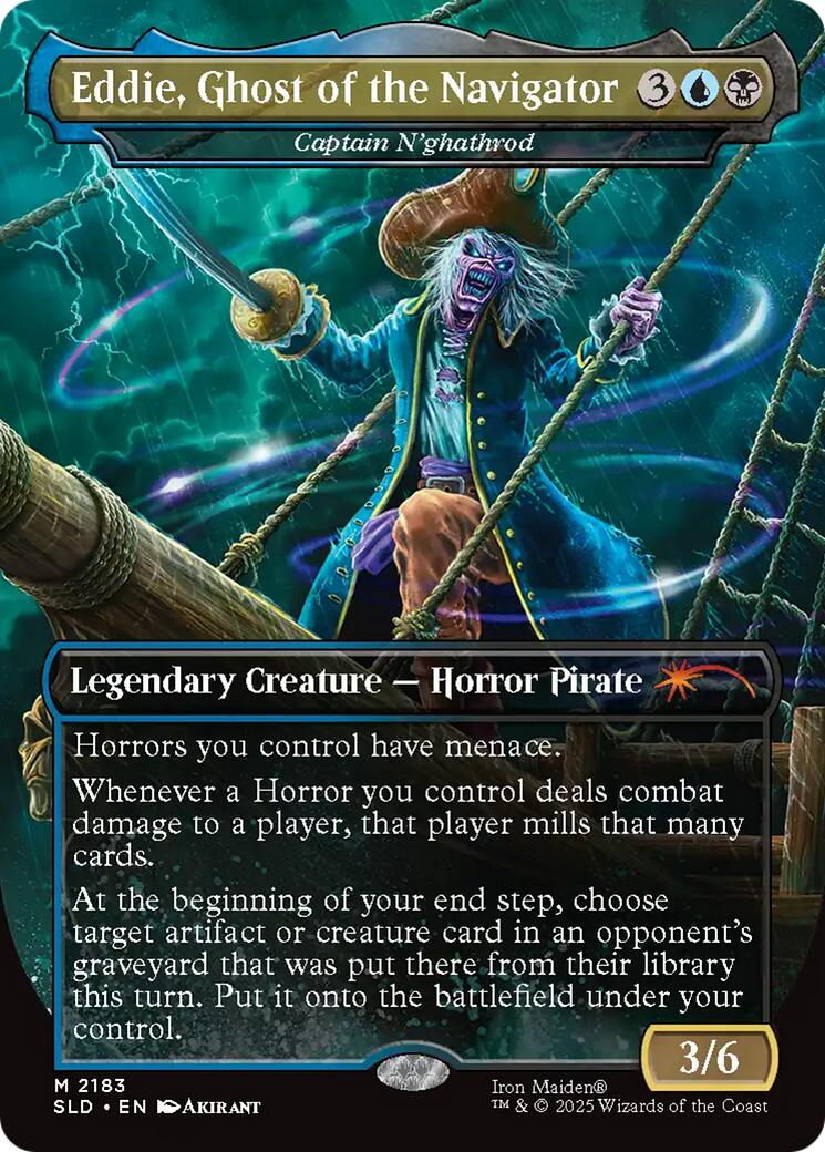 Eddie, Ghost of the Navigator - Captain N'ghathrod [Secret Lair Drop Series] | Shuffle n Cut Hobbies & Games