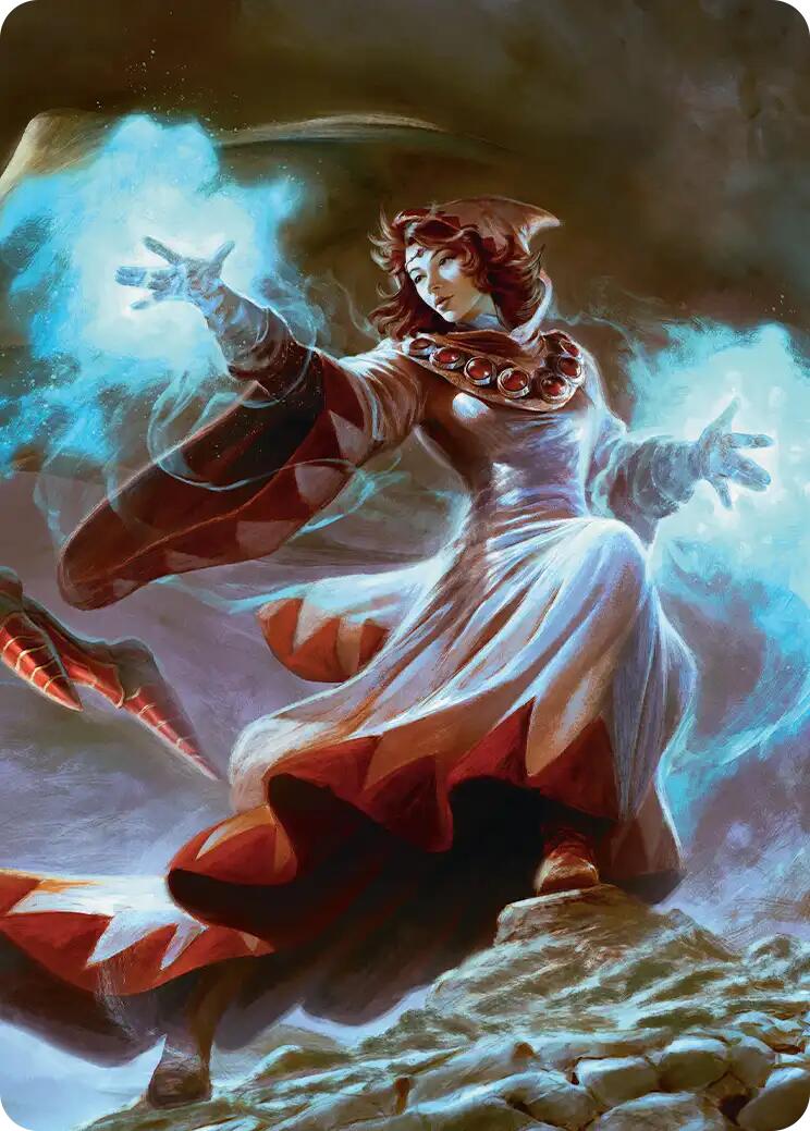 The Destined White Mage Scene Art Card [FINAL FANTASY Art Series] | Shuffle n Cut Hobbies & Games