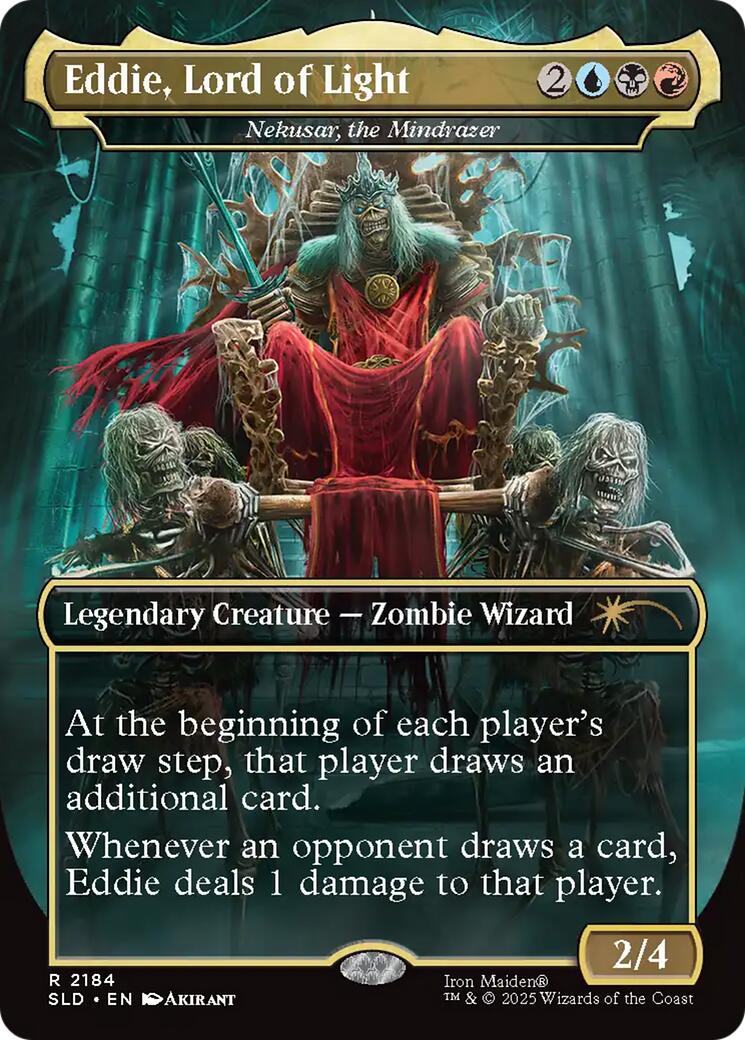 Eddie, Lord of Light - Nekusar, the Mindrazer [Secret Lair Drop Series] | Shuffle n Cut Hobbies & Games