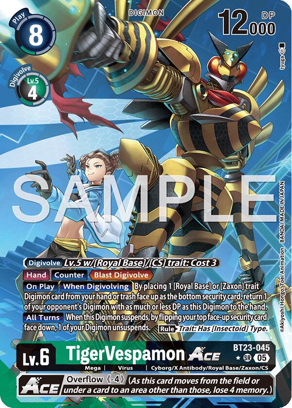 TigerVespamon ACE [BT23-045] (Alternate Art) [Hackers' Slumber] | Shuffle n Cut Hobbies & Games