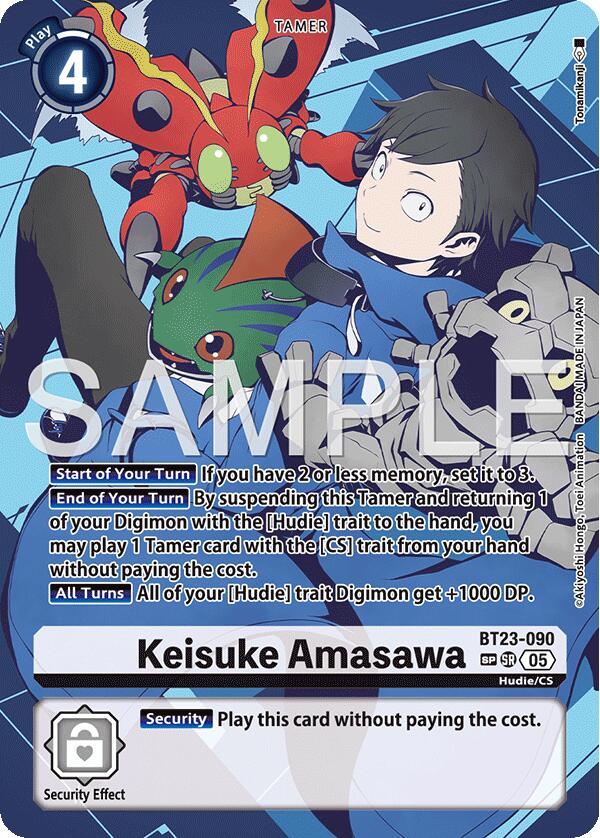 Keisuke Amasawa [BT23-090] (SP) [Hackers' Slumber] | Shuffle n Cut Hobbies & Games