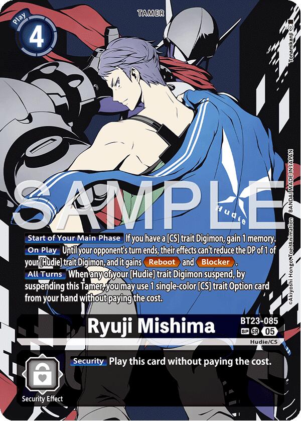 Ryuji Mishima [BT23-085] (SP) [Hackers' Slumber] | Shuffle n Cut Hobbies & Games