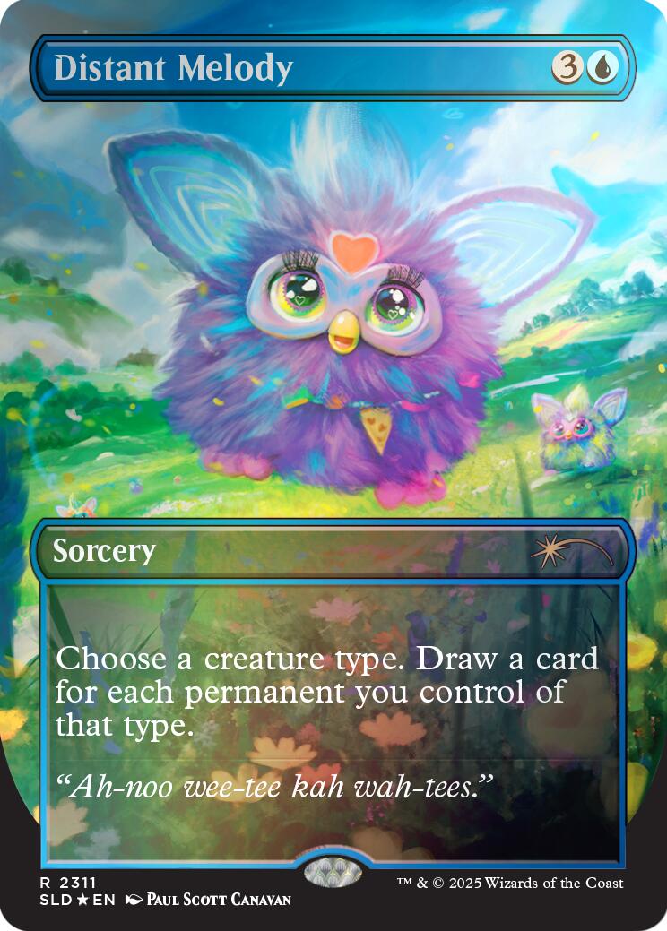 Distant Melody (2311) (Rainbow Foil) [Secret Lair Drop Series] | Shuffle n Cut Hobbies & Games