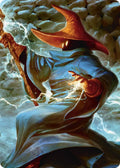 The Destined Black Mage Scene Art Card [FINAL FANTASY Art Series]