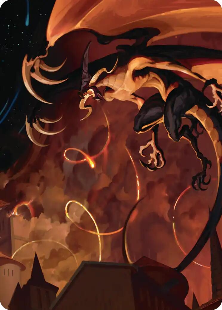 Mega Flare Scene Art Card [FINAL FANTASY Art Series] | Shuffle n Cut Hobbies & Games