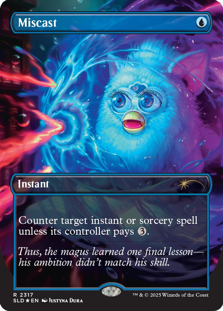 Miscast (Rainbow Foil) [Secret Lair Drop Series] | Shuffle n Cut Hobbies & Games