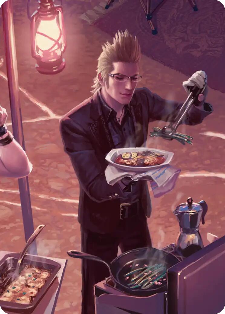 Campsite Cuisine Scene Art Card [FINAL FANTASY Art Series] | Shuffle n Cut Hobbies & Games