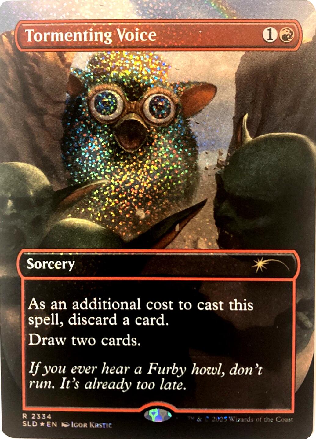 Tormenting Voice (Confetti Foil) [Secret Lair Drop Series] | Shuffle n Cut Hobbies & Games