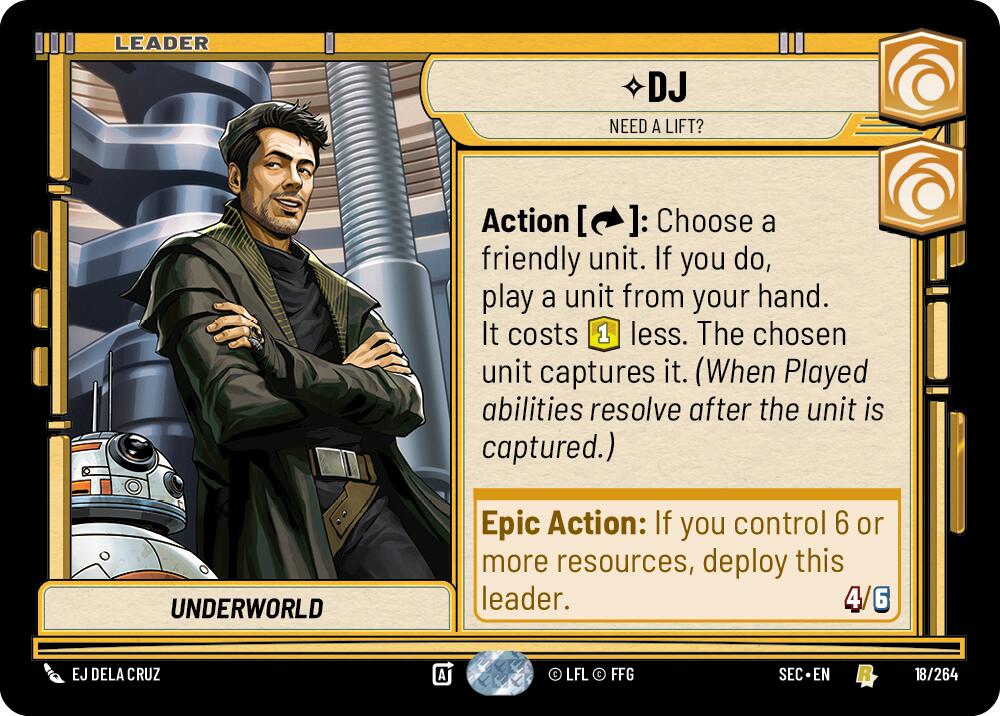 DJ (18/264) - Need a Lift? (18/264) [Secrets of Power] | Shuffle n Cut Hobbies & Games