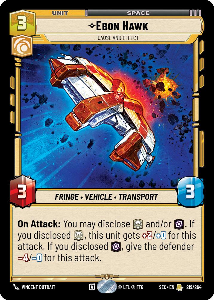 Ebon Hawk (219/264) - Cause and Effect (219/264) [Secrets of Power] | Shuffle n Cut Hobbies & Games