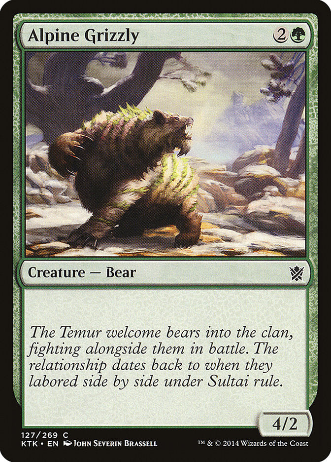 Alpine Grizzly [Khans of Tarkir] | Shuffle n Cut Hobbies & Games