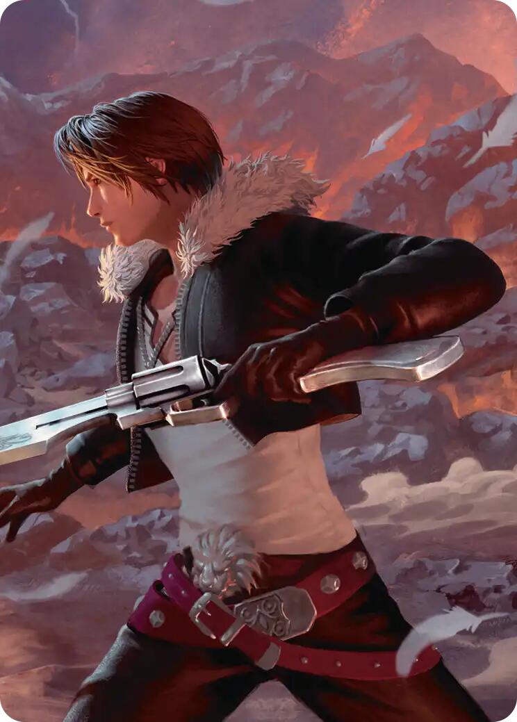 Squall, Gunblade Duelist Scene Art Card [FINAL FANTASY Art Series] | Shuffle n Cut Hobbies & Games