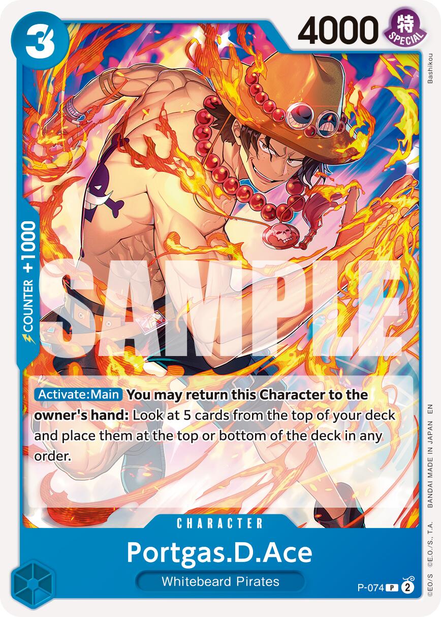 Portgas.D.Ace (P-074) (Pirate Foil) [Premium Booster -The Best- Vol. 2] | Shuffle n Cut Hobbies & Games