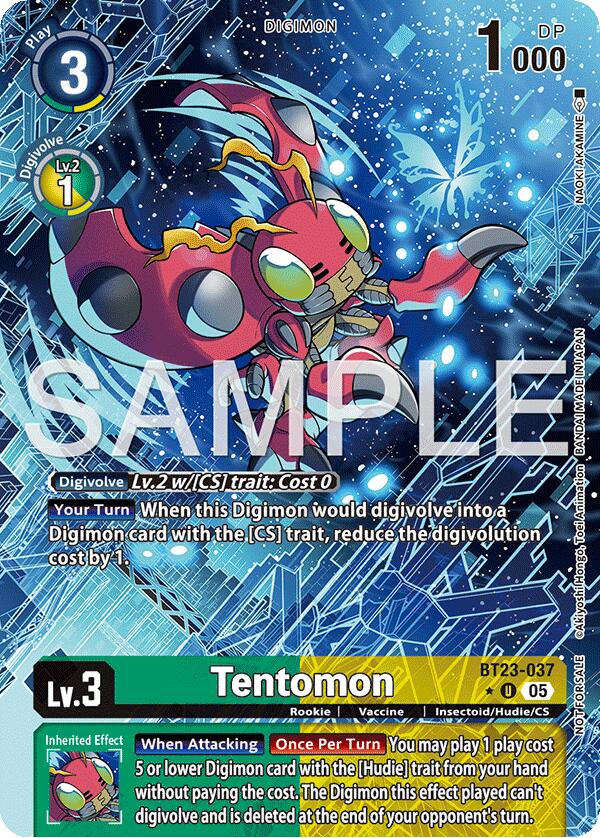 Tentomon [BT23-037] (Hacker's Slumber Box Promotion Pack) [Hackers' Slumber] | Shuffle n Cut Hobbies & Games