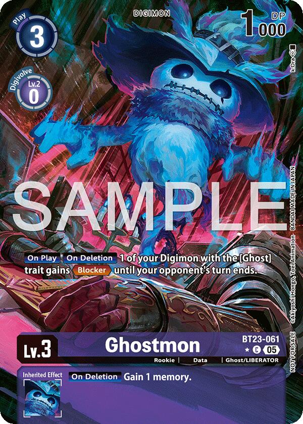 Ghostmon [BT23-061] (Hacker's Slumber Box Promotion Pack) [Hackers' Slumber] | Shuffle n Cut Hobbies & Games