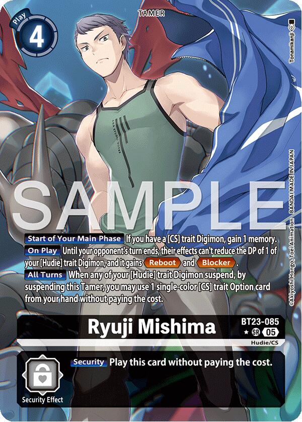 Ryuji Mishima [BT23-085] (Alternate Art) [Hackers' Slumber] | Shuffle n Cut Hobbies & Games