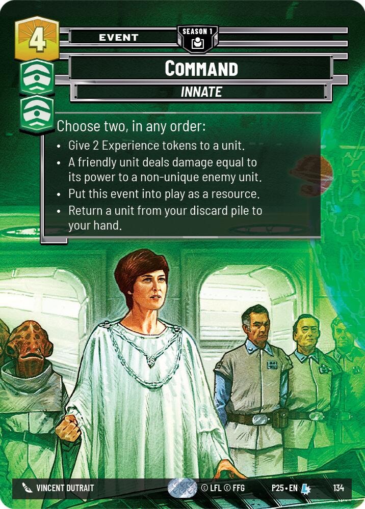 Command (134) (134) [Sector and Regional Promos: Season 1] | Shuffle n Cut Hobbies & Games