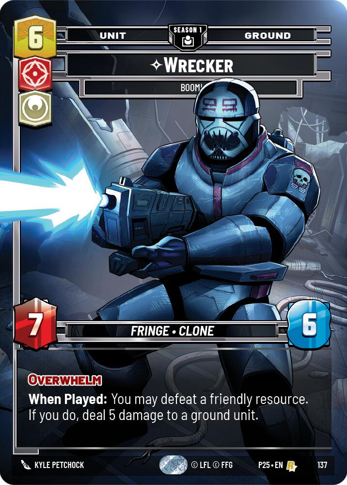 Wrecker - Boom! (137) (137) [Sector and Regional Promos: Season 1] | Shuffle n Cut Hobbies & Games