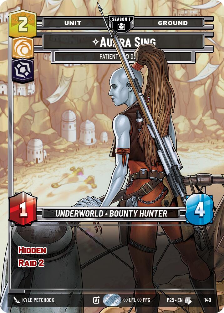 Aurra Sing - Patient and Deadly (140) (140) [Sector and Regional Promos: Season 1] | Shuffle n Cut Hobbies & Games