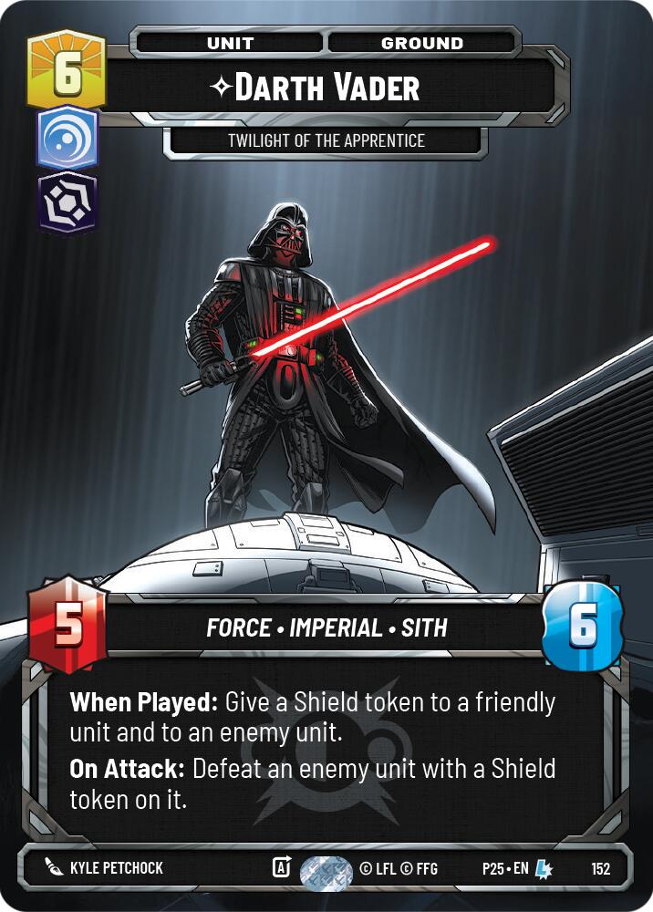 Darth Vader - Twilight of the Apprentice (152) (152) [Sector and Regional Promos: Season 1] | Shuffle n Cut Hobbies & Games