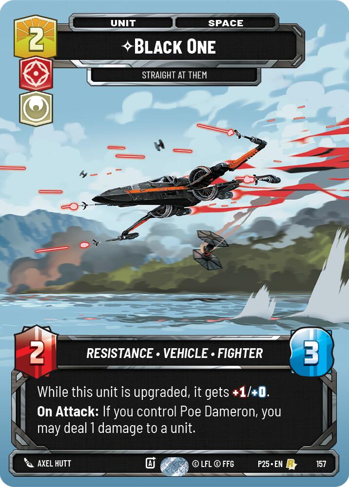 Black One - Straight At Them (157) (157) [Sector and Regional Promos: Season 1] | Shuffle n Cut Hobbies & Games