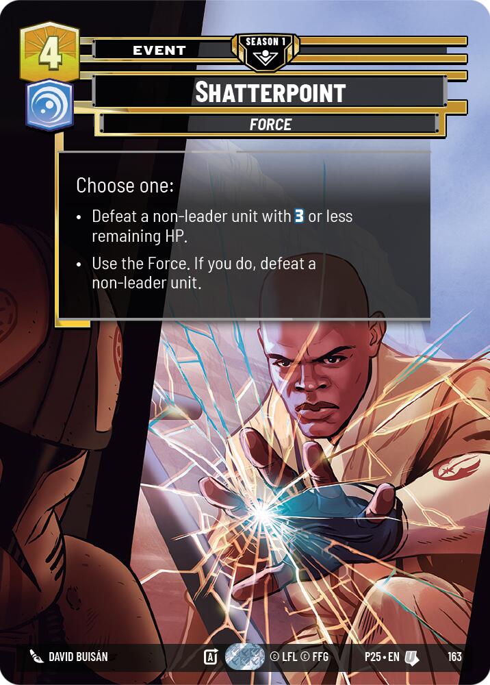 Shatterpoint (163) (163) [Sector and Regional Promos: Season 1] | Shuffle n Cut Hobbies & Games
