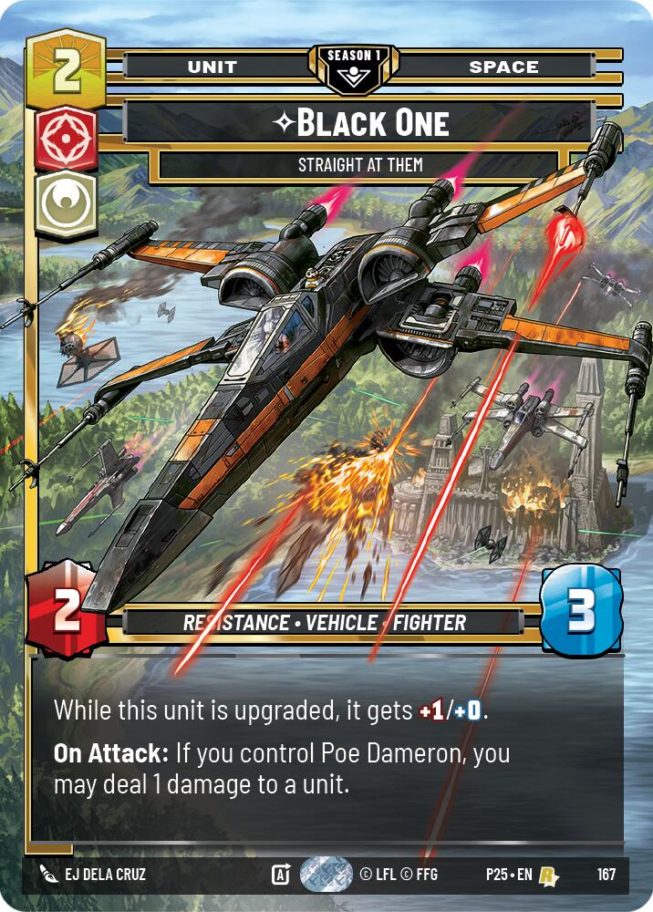 Black One - Straight At Them (167) (167) [Sector and Regional Promos: Season 1] | Shuffle n Cut Hobbies & Games