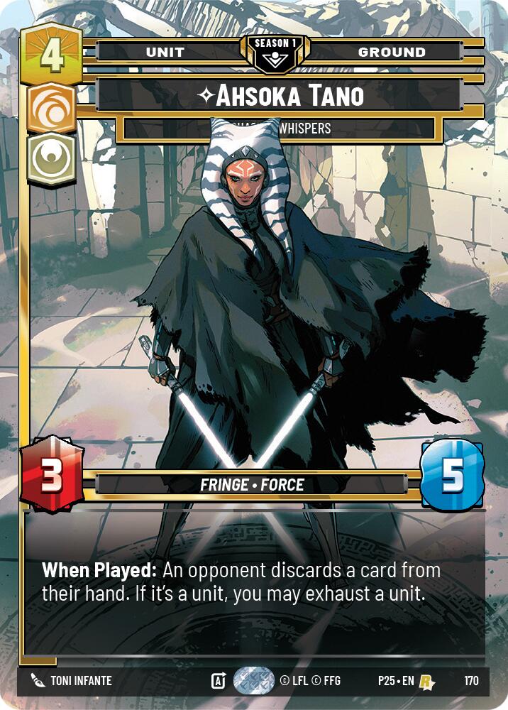 Ahsoka Tano - Chasing Whispers (170) (170) [Sector and Regional Promos: Season 1] | Shuffle n Cut Hobbies & Games