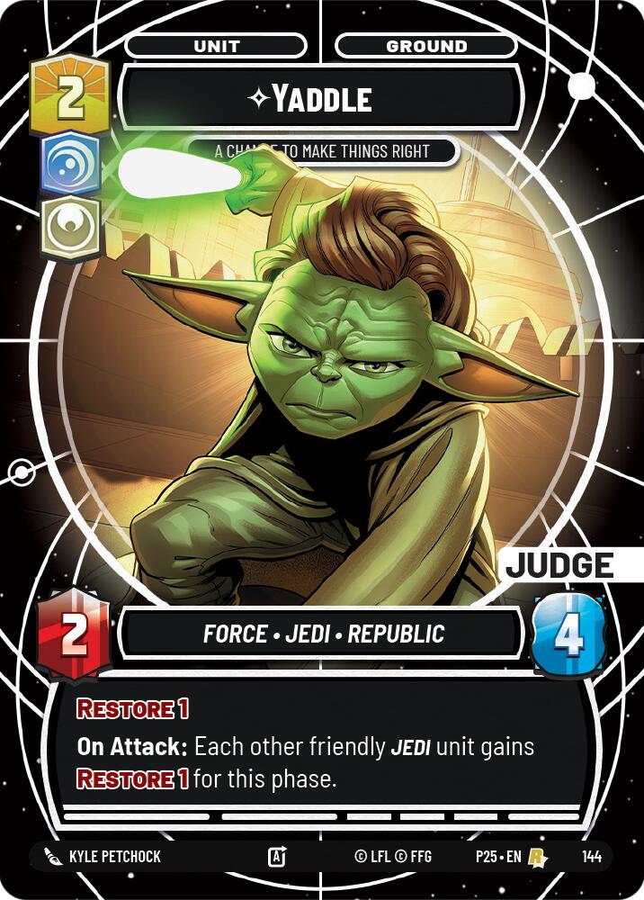 Yaddle - A Chance To Make Things Right (144) (144) [Judge Promos] | Shuffle n Cut Hobbies & Games